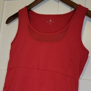 Tuff Athletics Red Scoop Neck Tank Top